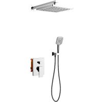 Душевая система Vincea Next Хром арт-VSFW-1N1CH — фото 1, Встраиваемые душевые комплекты