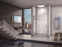 Товар: Душевая дверь Good Door Antares WTW-140-W-CH 140 профиль Хром с узором Волна арт-АН00012 - фото 2 Душевая дверь Good Door Antares WTW-140-W-CH 140 профиль Хром с узором Волна арт-АН00012 — фото 2, Раздвижные душевые двери