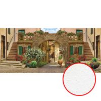 Фреска Ortograf Городской пейзаж 4857 Фактура бархат FX Флизелин (6,1*2,7) Разноцветный, Город/Цветы арт-4857 (бархат FX) — фото 1, Фрески