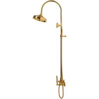 Товар: Душевая система Cezares Diamond Золото 24 карат арт-DIAMOND-CD-03/24-Sw - фото 3 Душевая система Cezares Diamond Золото 24 карат арт-DIAMOND-CD-03/24-Sw — фото 3, Душевые стойки