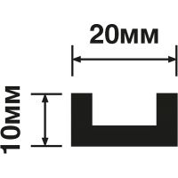 Молдинг HIWOOD 2000x20x10 мм арт-LB20 — фото 2, Молдинги