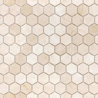 Мозаика Caramelle mosaic Pietrine Hexagonal Crema Marfil MAT hex 28,5x30,5 см арт-00-00002768 — фото 1, Мозаика