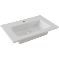 Раковина Allen Brau Fantasy 72 Белая арт-4.11024.20 — фото 1, Раковины встраиваемые сверху