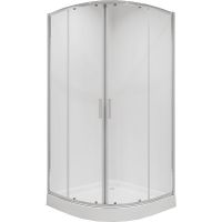 Душевой уголок Niagara Nova 100х100 NG-6607-08 профиль Хром стекло прозрачное арт-66070811 — фото 1, Душевые уголки четверть круга