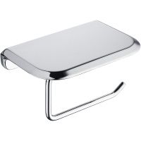 Держатель туалетной бумаги Abber Nord с полкой Хром арт-AA1530 — фото 1, Держатели туалетной бумаги