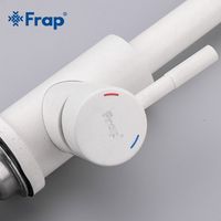 Смеситель для кухни Frap Белый арт-F40899-1 — фото 6, Смесители для кухни
