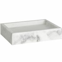 Мыльница WasserKRAFT Kammel Белый мрамор арт-K-9129 — фото 1, Мыльницы