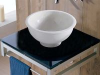 Раковина Scarabeo Lavabi D Arredo 40 Белая арт-8021 — фото 2, Раковины встраиваемые сверху