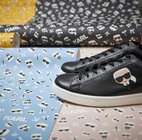 Обои AS Creation Karl Lagerfeld Винил на флизелине (0,53*10,05) Розовый, Надписи арт-37843-8 — фото 4, Обои для стен