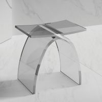 Стульчик для ванной Abber Kristall Прозрачный арт-AT1739Perle — фото 1, Сиденья