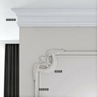 Угловой элемент молдинга Bello Deco М15У2 210x210x20 мм арт-00-00105122 — фото 2, Молдинги