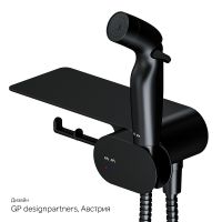 Гигиенический душ со смесителем AM.PM Like Черный матовый арт-F0202622 — фото 8, Гигиенические души