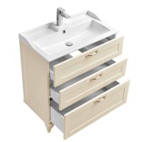 Тумба под раковину Aquaton Леон 80 Н Дуб бежевый арт-1A187801LBPR0 — фото 3, Тумбы под раковину