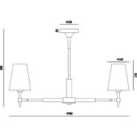 Товар: Люстра Maytoni House Zaragoza Белая Латунь арт-H001CL-05BS - фото 6 Люстра Maytoni House Zaragoza Белая Латунь арт-H001CL-05BS — фото 6, Люстры