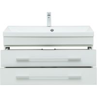 Тумба под раковину Aquanet Верона 90 подвесная Белая матовая арт-272424 — фото 7, Тумбы под раковину