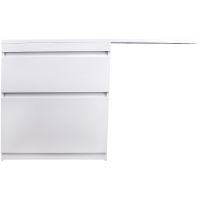 Тумба под раковину Style Line Даллас Люкс Plus 140 L Белая арт-СС-00002385 — фото 1, Тумбы под раковину