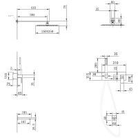 Товар: Душевая система Abber Daheim Никель арт-AF8217NG - фото 3 Душевая система Abber Daheim Никель арт-AF8217NG — фото 3, Встраиваемые душевые комплекты
