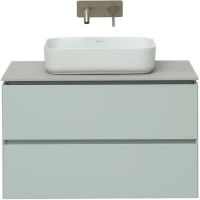 Тумба под раковину Allen Brau Infinity 85 подвесная Папирус матовый арт-1.21001.PWM — фото 3, Тумбы под раковину