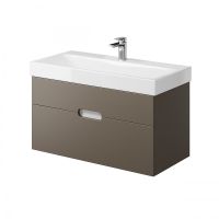 Товар: Тумба под раковину Creto Malibu 100 подвесная Capuchino арт-7-1079Cap - фото 2 Тумба под раковину Creto Malibu 100 подвесная Capuchino арт-7-1079Cap — фото 2, Тумбы под раковину