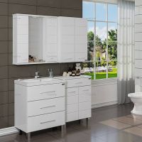 Товар: Тумба под раковину СанТа Омега 70 Белая арт-207039 - фото 4 Тумба под раковину СанТа Омега 70 Белая арт-207039 — фото 4, Тумбы под раковину