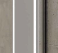 Зеркало SanVit Дорадо 90 с подсветкой с кнопочным выключателем арт-zdor090 — фото 3, Зеркала в ванную комнату