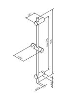 Товар: Душевая штанга AM.PM Gem Хром арт-F0390000 - фото 3 Душевая штанга AM.PM Gem Хром арт-F0390000 — фото 3, Штанги для душа