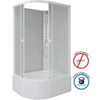 Душевая кабина Niagara Promo 90x80 R без гидромассажа арт-P90/80/40R/MT/BK — фото 3, Душевые кабины