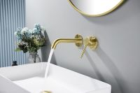 Товар: Смеситель для раковины Timo Saona Золото матовое арт-2372/17SM - фото 4 Смеситель для раковины Timo Saona Золото матовое арт-2372/17SM — фото 4, Смесители для раковины