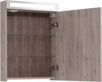 Зеркальный шкаф Dreja Max 60 с подсветкой Дуб Кантри арт-77.9006D — фото 2, Зеркальные шкафы в ванную