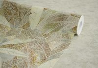 Обои RASCH Murano Винил на флизелине (1,06*10,05) Бежевый/Золото, Листья арт-645569 — фото 4, Обои для стен