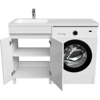 Товар: Тумба с раковиной Iddis Optima Home 120 L Белый арт-OPH12LDi95K - фото 3 Тумба с раковиной Iddis Optima Home 120 L Белый арт-OPH12LDi95K — фото 3, Тумбы с раковиной