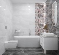 Керамическая плитка Azori Acate Flore 2 настенная 31,5х63 см арт-00-00108405 — фото 4, Керамическая плитка