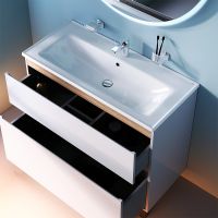 Тумба под раковину AM.PM X-Joy 100 Белый глянец арт-M85AFSX1002WG — фото 10, Тумбы под раковину