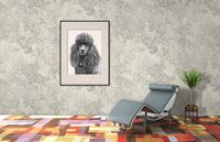 Обои Wiganford by Solo Crystal stone Винил на флизелине (1,06*10,05) Серый/Серебряный, Под камень/Штукатурка арт-AK20615 — фото 3, Обои для стен