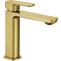 Смеситель для раковины Vincea Next Брашированное золото арт-VBF-1N1BG — фото 1, Смесители для раковины