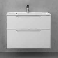 Тумба под раковину Raval Wector 80 подвесная Белая арт-Wct.01.80/P/W/MD — фото 2, Тумбы под раковину