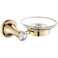 Мыльница CeramaLux Valencia Золото арт-88504G — фото 1, Мыльницы