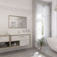 Керамическая плитка Gracia Ceramica Elegance серая 03 настенная 30x50 см арт-010100000351 — фото 2, Керамическая плитка