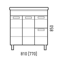Товар: Тумба под раковину Corozo Денвер 80 Z2 Белая арт-SD-00000531 - фото 4 Тумба под раковину Corozo Денвер 80 Z2 Белая арт-SD-00000531 — фото 4, Тумбы под раковину
