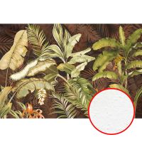 Фреска Ortograf Oasis 32728 Фактура бархат FX Флизелин (4,5*3) Коричневый/Зеленый, Листья арт-32728 (бархат FX) — фото 1, Фрески