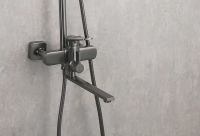 Душевая система Frap H62-9 Оружейная сталь арт-F2462-9 — фото 5, Душевые стойки