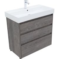 Тумба под раковину Aquanet Nova Lite 85 Дуб рошелье арт-302476 — фото 8, Тумбы под раковину