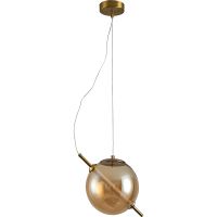 Подвесной светильник Artelamp Нolly Янтарный Полированная медь арт-A3220SP-1PB — фото 1, Подвесные светильники