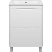 Тумба с раковиной Misty Атлантик 60 Белая арт-УТ000012599 — фото 2, Тумбы с раковиной