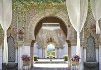 Фреска Ortograf Восток 10647 Фактура флок FLK Флизелин (3,9*2,7) Бежевый/Зеленый, Птицы/Архитектура арт-10647 (флок FLK) — фото 2, Фрески