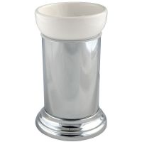 Стакан для зубных щеток Migliore Mirella Хром арт-17226 — фото 1, Стаканы для зубных щеток