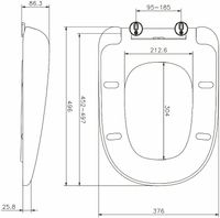 Товар: Сиденье для унитаза AM.PM Sensation с микролифтом арт-C307851WH - фото 3 Сиденье для унитаза AM.PM Sensation с микролифтом арт-C307851WH — фото 3, Сиденья для унитаза