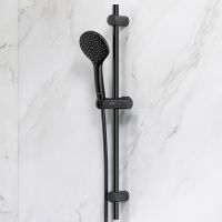 Товар: Душевой гарнитур AM.PM Gem Черный матовый арт-F0190022 - фото 2 Душевой гарнитур AM.PM Gem Черный матовый арт-F0190022 — фото 2, Душевые гарнитуры на штанге