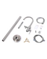 Смеситель для ванны Orange Steel Сталь арт-M99-336ni — фото 9, Смесители напольные