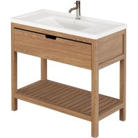 Тумба под раковину Creto Provence Family 100 Wood арт-9-1118WF — фото 2, Тумбы под раковину